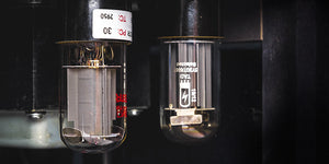 Carefully selected tubes of the Harmony 8418 Reissue Tube Combo Amp