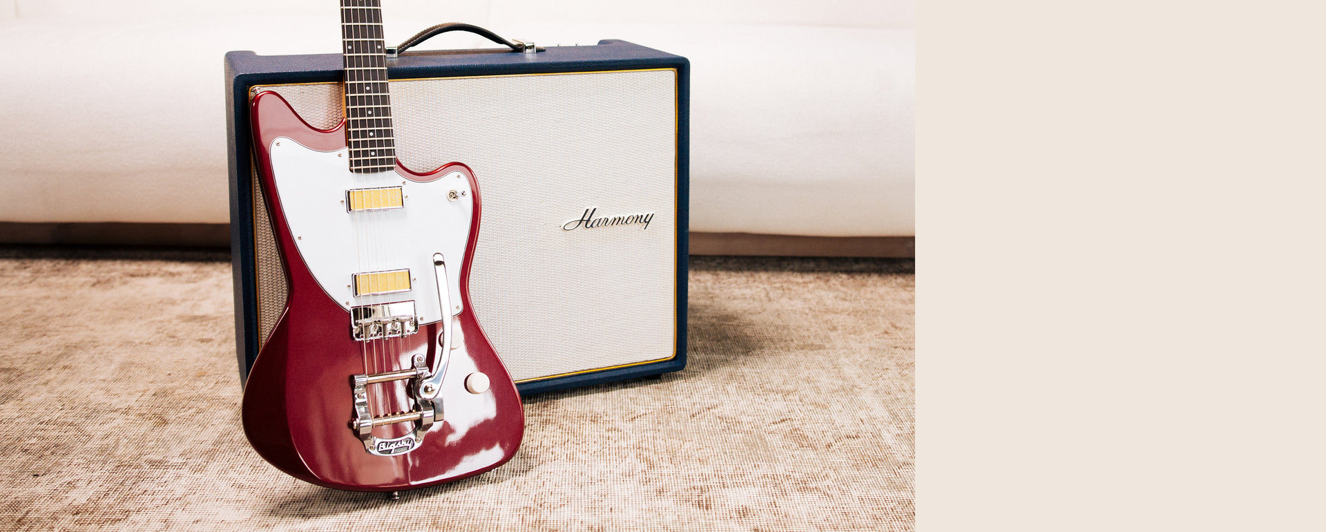 Standard Series Silhouette w/ Bigsby Electric Guitar w/Case, RW FB, Burgundy
