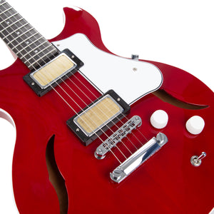 Standard Series Comet Electric Guitar w/Case, RW FB, Trans Red