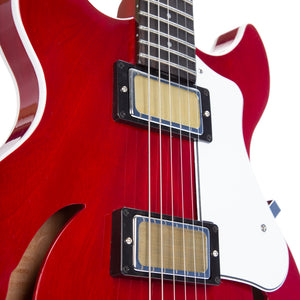 Standard Series Comet Electric Guitar w/Case, RW FB, Trans Red