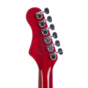 Standard Series Comet Electric Guitar w/Case, RW FB, Trans Red