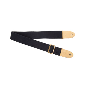 Cotton Guitar Strap, Black