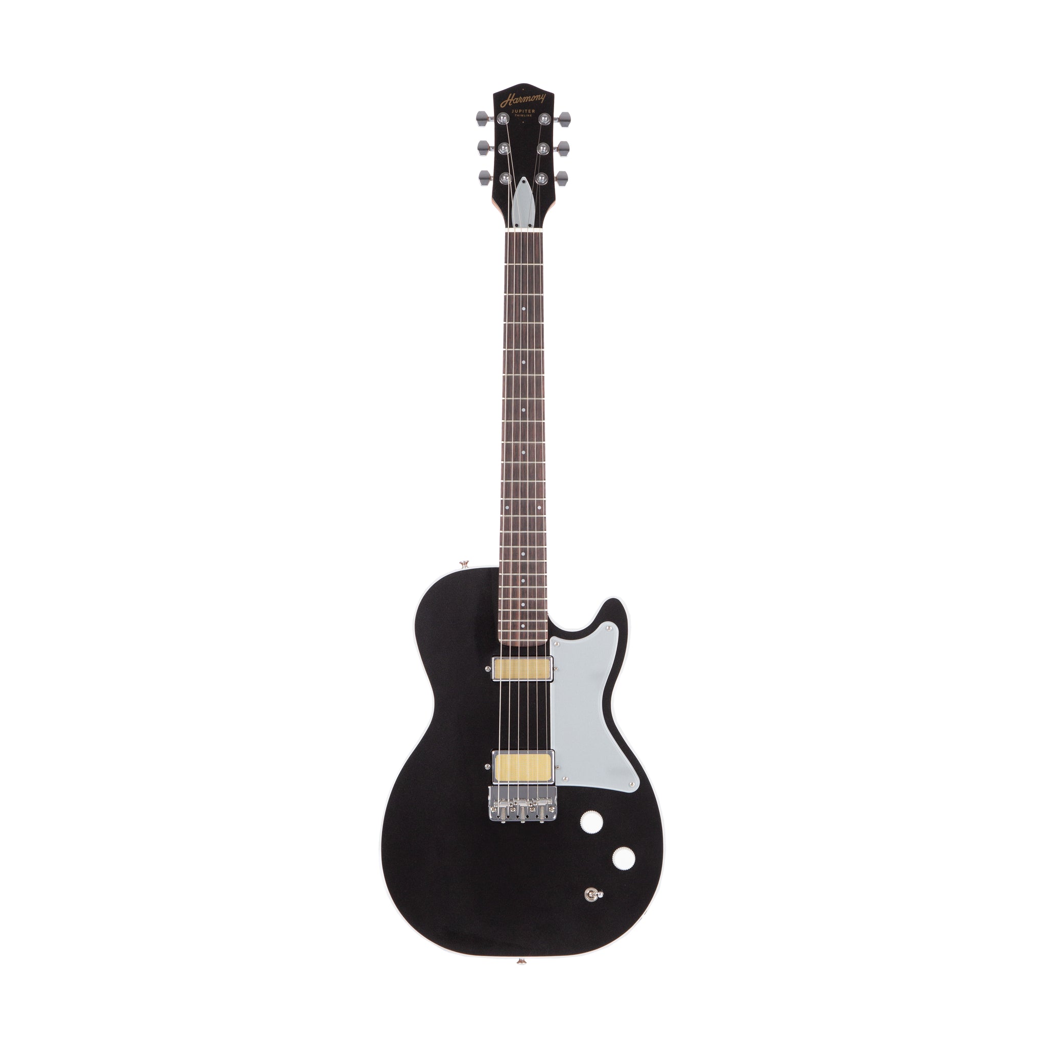Standard Jupiter Thinline Electric Guitar w/Case, Space Black