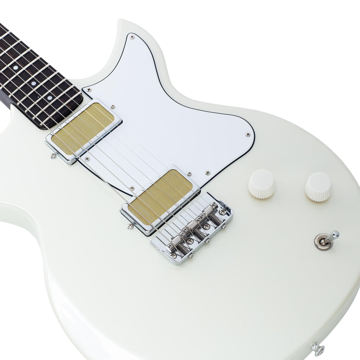 Standard Series Rebel Electric Guitar w/Case, RW FB, Pearl White