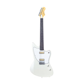 Harmony Standard Silhouette Electric Guitar w/Case, RW FB, Pearl White