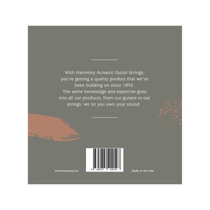 HA03 Phosphor Bronze Acoustic Guitar Strings, Light, 12/53