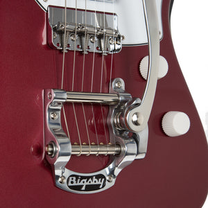 Harmony Standard Silhouette w/ Bigsby Electric Guitar w/Case, RW FB, Burgundy