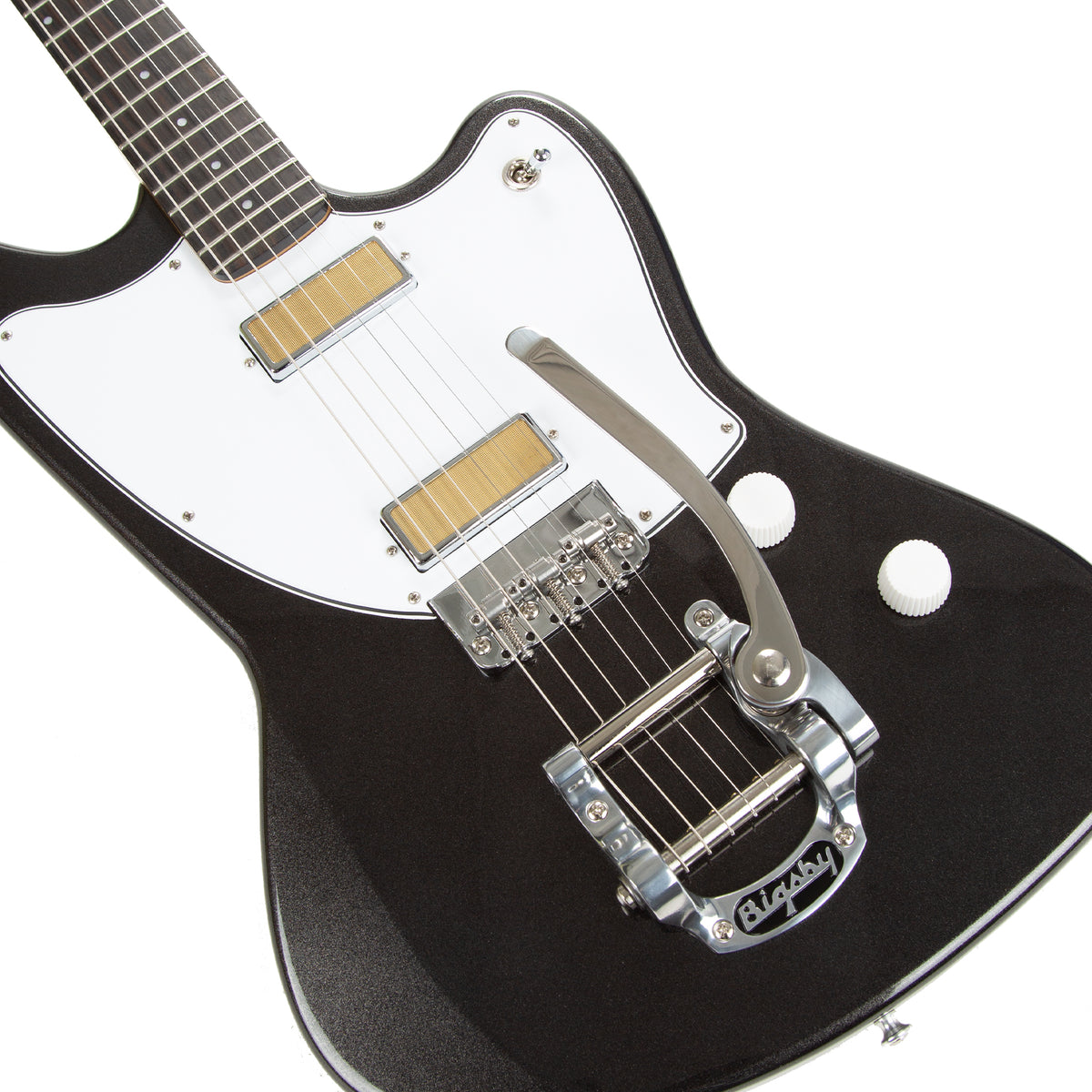 【お得】 Harmony Standard w/Case Guitar Electric Bigsby w/ Silhouette ギター
